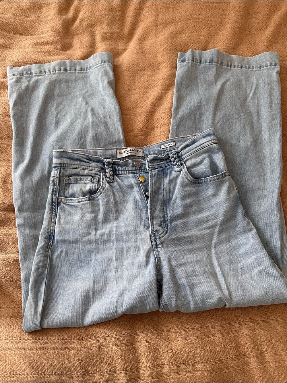 Scotch & Soda Light Blue Relaxed Jeans